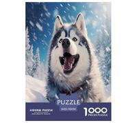 Husky Jigsaw Puzzle Impossibili 1000 Pezzi Decorazione Per La Casa. Giochi Rilassamento E Intelligence Per Adulti E Ragazzi Da 14 Anni 70x50cm/1000pcs