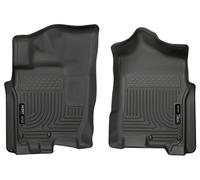 Husky Liners 13601 Black Weatherbeater Front Floor Liners Fits 2016-19 XD, 2017-19 Crew, 2017-18 Nissan Titan King Cab