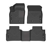 Husky Liners 21-22 Nissan Rogue WeatherBeater - Fodera per pavimento anteriore e 2° sedile, colore: Nero