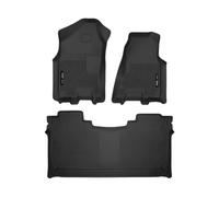 Husky Liners - 54608 Adatto 2019-20 Dodge Ram 1500 Crew Cab con scatola di immagazzinaggio di fabbrica X-act Contour anteriore e 2 ° sedile tappetini