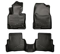 Husky Liners 99731 WeatherBeater Black Front and 2nd Seat Floor Liner by Husky Liners
