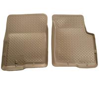 Husky Liners Classic stile Custom Fit Molded Front Floor Liner for Select Ford Models (Tan) by Husky Liners