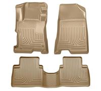 Husky Liners Custom Fit anteriore e Second Seat Floor Liner set per selezionare modelli Honda Accord (marrone chiaro)