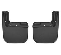Husky Liners Custom Mud Guards | Fits 2018-2025 Jeep Wrangler JL,Unlimited, 2 dr. & 4 dr. | Front Set, 2-pc Black - 58151