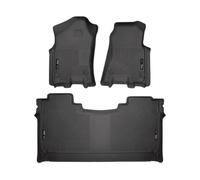 Husky Liners Weatherbeater | Adatto 2019-2024 Ram 1500 Crew Cab w/Factory Underseat Storage Box, anteriore e 2a fila - Nero, 3 pezzi | 94001