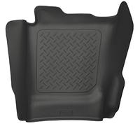 Husky Liners Weatherbeater | Adatto per Chevrolet Silverado/GMC Sierra 1500, 2019 Limited, 2015-2019 Chevrolet Silverado/GMC Sierra 2500/3500, rivestimento per pavimento con gobba centrale - Nero |