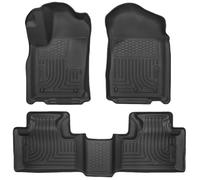 Husky Liners Weatherbeater Series | Rivestimento per Pavimento Anteriore e 2° Sedile - Nero | 99051 | Adatto per Dodge Durango/Jeep Grand Cherokee 2011-2015, 3 Pezzi