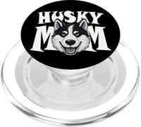 Husky Mom Cute Happy Siberian Husky Dog Mamma Donna PopSockets PopGrip per MagSafe