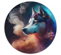 Husky Nebula Puzzle für Erwachsene, 1000-teiliges Puzzle für Erwachsene, perfekt für Teenager und Familienspaß, ideales Geschenk zum Geburtstag, 1000 Teile (67,5x67,5cm)