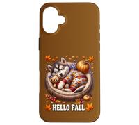 Husky Owner Must Haves Hello Fall Decor For Husky Lover Custodia per iPhone 16 Plus