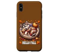 Husky Owner Must Haves Hello Fall Decor For Husky Lover Custodia per iPhone XS Max