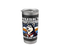 Husky Professional nato per qualcosa di più di questo cane da slitta Bicchiere termico in acciaio inox doppia parete