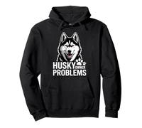 Husky Proprietario Problemi Divertente Husky Cane Proprietario Umorismo Felpa con Cappuccio