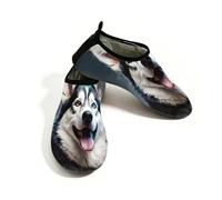 Husky - Scarpe da acqua per cani da donna e uomo, ad asciugatura rapida, leggere, per spiaggia e surf, Multi, 41/42 EU