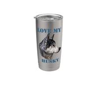 Husky, ti amo Bicchiere termico in acciaio inox doppia parete