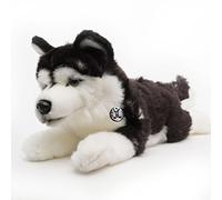 Husky Yukon - Cane da slitta in bianco e nero, 29 cm