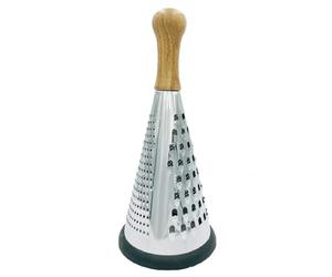 Husla 73955 - Grater, acciaio inox/legno, acciaio