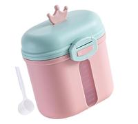 Husoiuy Contenitore per formule da viaggio, Contenitore da viaggio per formule in polvere - Contenitore per il latte Distributore di latte per bambini | Dispenser portatile per formule da viaggio,