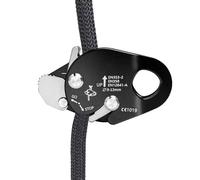 Husoiuy Discesore da Arrampicata - Discensore Regolabile in Alluminio Autobloccante | Attrezzatura Tree Climbing | per Albero Alpinismo Fuga Antincendio Lavoro all'Aperto Sicurezza