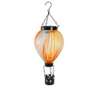 Husoiuy Lanterna Solare A Forma Di Pallone Aerostatico - Lanterna Decorativa Per Patio - Festive per Prato | Per Proprietari Decoratori Festivi Artisti Paesaggio Organizzatori Feste Cortile Portico