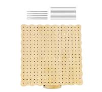 Husoiuy Set Tavole Per Bloccaggio A Maglia | Assetto per Bloccaggio con Spilli e 10 Pioli,Forniture per Uncinetto Fatte a Mano per Donne Zie Nonne Mogli Figlie e Fidanzate