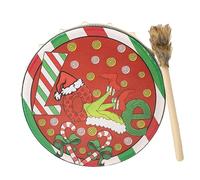Husoiuy Tamburo sciamanico,Tamburo sciamanico - Strumento a percussione musicale natalizio,Strumento sciamanico per musica spirituale, meditazione di riflessione, decorazione domestica