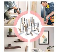 Husoiuy Tasselli a Espansione per Cartongesso - Tasselli a Espansione in Metallo | di Fissaggio per Montaggio | Mensole Libreria Armadi Porte Quadri