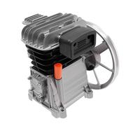 HUSPOO Compressore d'aria a 2 cilindri, testa della pompa 3PS/10Bar, alloggiamento in alluminio con silenziatore, 960 giri/min, per 170 l/min, lubrificato ad olio
