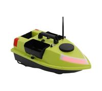 HUSPOO D20 - Barca per esche con GPS e LED, 2 x 5200 mAh RC, 600 m, 99 punti di pesca per un'alimentazione precisa al lago, fiume (verde, borsa per il trasporto)