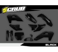 Husqvarna 2025-2026 FC TC TX FX Rtech Black Plastics kit + protezioni forcella