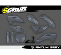 Husqvarna 2025-2026 FC TC TX FX Rtech Quantum Gray Plastics kit + protezioni ...