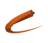 Husqvarna 597669110 - Filo per decespugliatore, 2 mm/15 m, colore: arancione/grigio