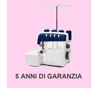 HUSQVARNA AMBER AIR S400 - TAGLIACUCI CON INFILATURA AD ARIA, 15 PUNTI, 4 FILI