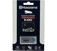 Husqvarna Automower Endurance Lame | 6 coltelli con viti | foro lungo | Coltello di qualità più durevole | adatto per tutti i robot tosaerba Husqvarna/Gardena/McCulloch
