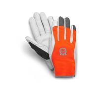 Husqvarna Classic Light Guanti da giardinaggio Grigio, Arancione Pelle