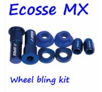 Husqvarna FC250 FE250 Apico Ruota Bling Kit Blu Cerchio Serratura Dadi Polvere