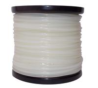 Filo per decespugliatore Opti Round Husqvarna 597668850, 3,3 mm x 75 mt, bianco, adatto a tutte le testine portafilo standard.