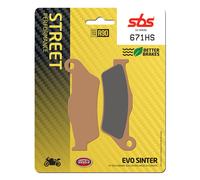 PASTIGLIE FRENO SINTERIZZATE MOTOCICLI SBS 671 HS 65.66715/0