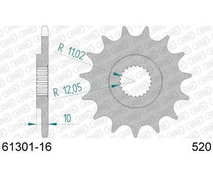 HUSQVARNA TR 650 TERRA 650 PIGNONE AFAM 61301-16 PASSO 520 2012 2013