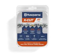 Husqvarna X-Cut SP33G 20 Inch Chainsaw Chain, 325" Pitch, 050" Gauge, 80 Drive Links, Highly Durable, Pre-Stretched Chainsaw Blade Replacement with Superior Lubrication and Low Kickback, Gray