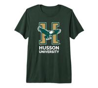 Husson University Eagles Athletics Logo Maglietta Premium