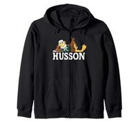 Husson University Eagles Baldwin Eagle Mascot Felpa con Cappuccio