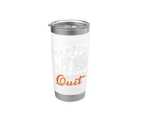 Hustle Hit e non mollare mai Bicchiere termico in acciaio inox doppia parete