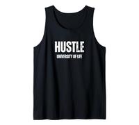 Hustle University Of Life Design motivazionale per gli hustler Canotta
