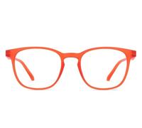 HUSTLR Lenskart Zero Power Bluecut & Antiglare - Occhiali da vista per computer, montatura completa, forma quadrata, come visto su Shark Tank, per uomo e donna, taglia M, LB E14058-W, Blaze, M