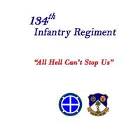 Huston Miltonber 134th Infantry Regiment Combat History of World War (Tascabile)