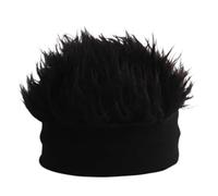Hut mit Perücke, Perückenhüte für Männer - Hip -Hop -gestrickte realistische Stachelhaar -Perückenhut | Elastischer Kurzhaarhut Cosplay, täglicher Kleidung