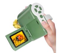 HUTACT Microscopio Digitale Portatile per Bambini: Microscopio Tascabile con Fotocamera 1000X e Schermo LCD 4K da 2.0" per la Scuola all'Aperto - Kit Scientifico Regali Edu per Ragazzi Ragazze 8-12