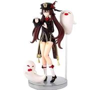 HuTao Figura anime in PVC, personaggio del gioco dei cartoni animati, modellino, statua battaglia HuTao, action figure da collezione, decorazione artigianale regalo (HuTao 19 cm)