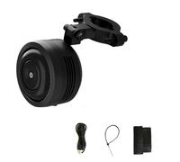 HUTBUVEAW Clacson Elettrico con Allarme for Scooter e Bici MTB, 125 Db Super Forte, Impermeabile e Ricaricabile Tramite USB, antifurto di Sicurezza(Only Bell)